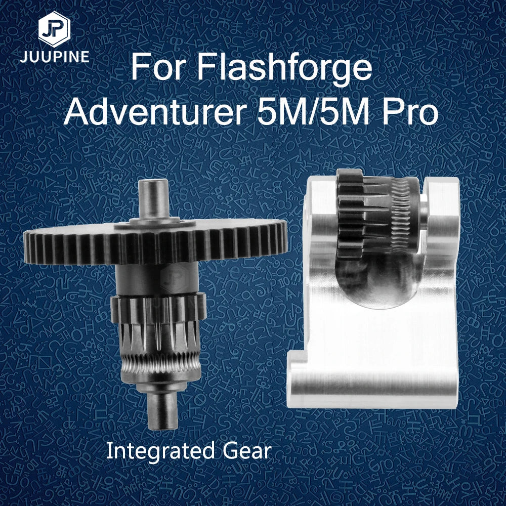 Ad5m Extruder Parts Upgrade CNC Nanocoated Hardened Gear Kit Extruder Gear for Flashforge Adventurer 5M Hotend 5M Pro Extruder