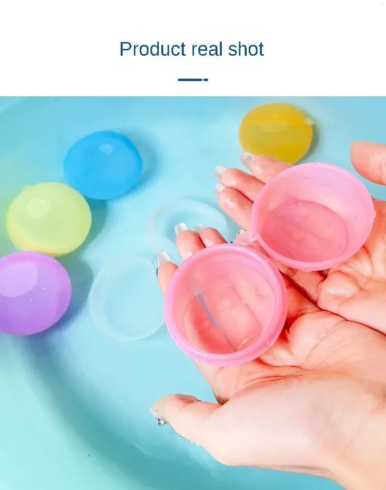 Reusable Water Balloons Toys Quick Fill Sealing Water Bomb for Summer Games Adults Outdoor Activities Toy Gifts