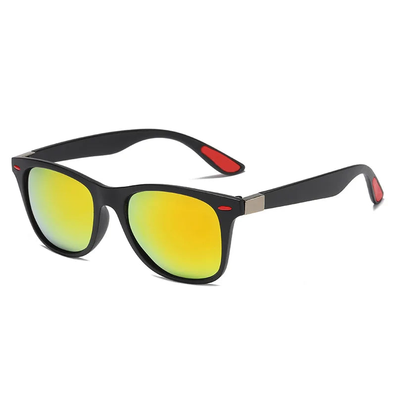 4 Lenses Color Men’s Polarized Night Driving Glasses PC Frame