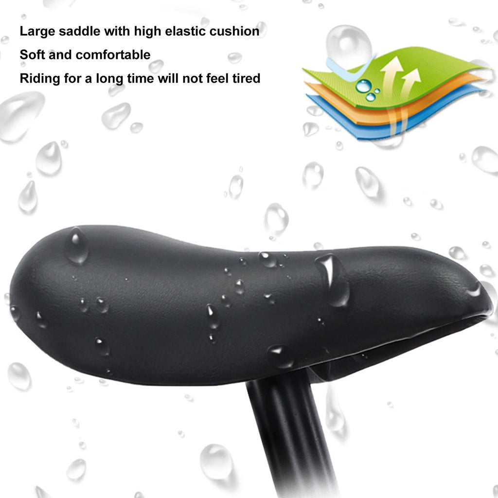 Kids Bike Prevent Foot Stuck Stable Structure Elastic Cushion Children Bike with Training Wheels for Ages 3‑6 Years