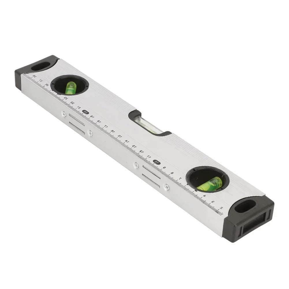 Bubble Level Ruler 30/60cm Aluminum Alloy Spirit Level Ruler Gauge Measure Tool Magnetic Bubble Level Ruler Spirit Level Meter