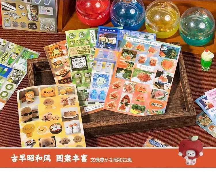 20 pcs Cartoon Sticker Books Journal Planner Decorative DIY Scrapbooking Sticker Laptop Student Korean Stationery Sticker Gift