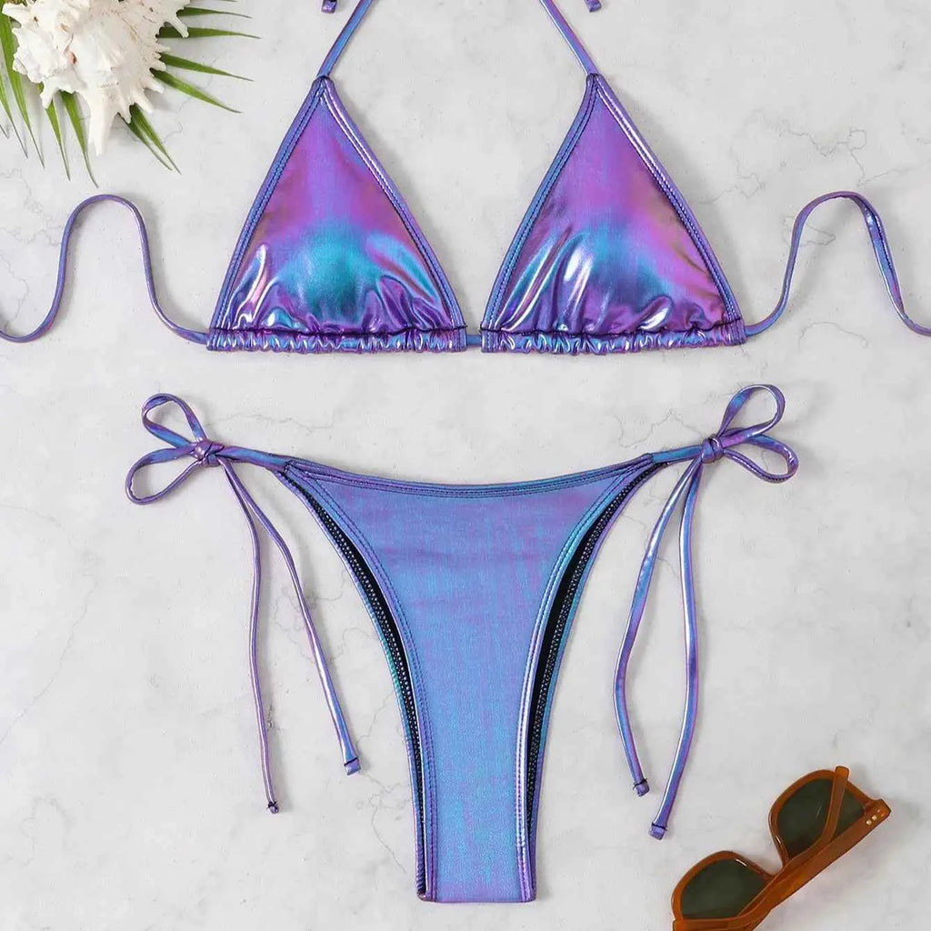 Women's Bikini Set, Sexy Two-Piece Swimsuit, Comfortable & Stylish Design, Perfect for Beachwear & Pool Parties