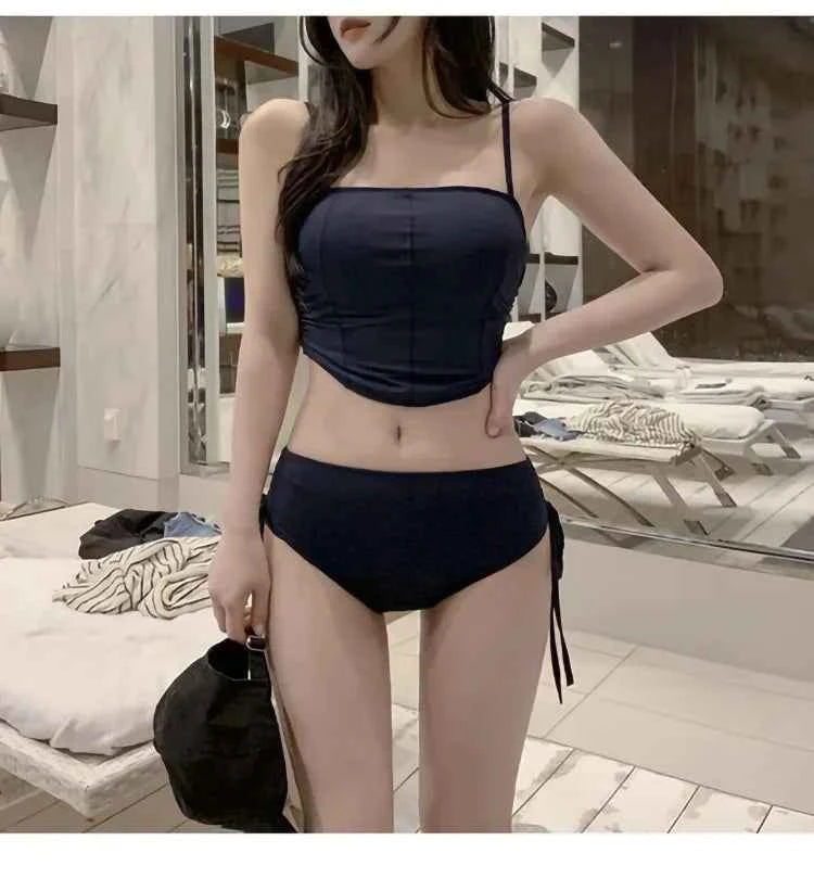 Sexy Bal Bikini Trendy Strap Design Multicolor Women's Swimsuit for Vaion Casual Wear Nylon Material One-Piece Suit