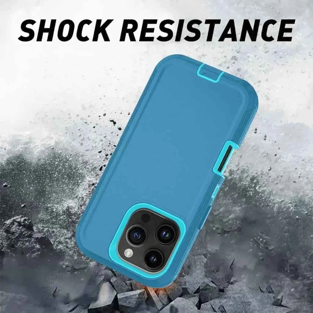 Otter Armor Box Shockproof Defender Phone Case for Iphone 16 11 12 13 14 15 Pro Max XSMAX 7 8 SE2 16E Hard Back Cover with Clip