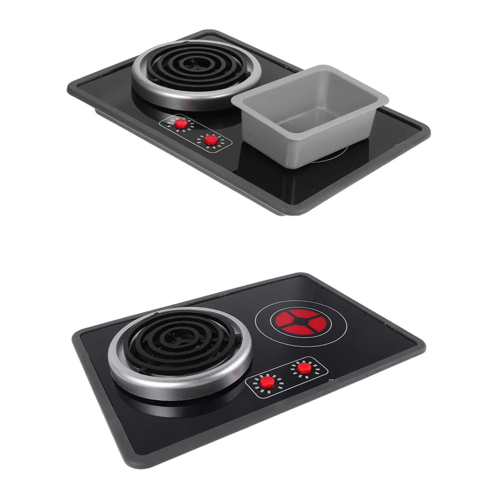 Kids Kitchen Toy Stove Toy with Lights and Sounds,Cookware Realistic Pretend Play Learning Toy Role Play for Children,Girls Boys