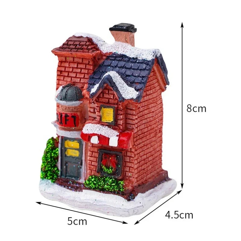 Christmas House Light Decorations For Home Ornaments Kids Xmas Gift New Year Navidad Decor Bedroom Night Light With Battery