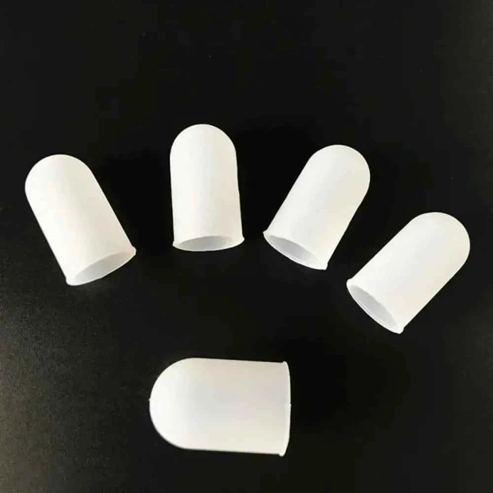 5Pcs Silicone Finger Protector Finger Caps High Temperature Resistant Anti-slip Finger Cover