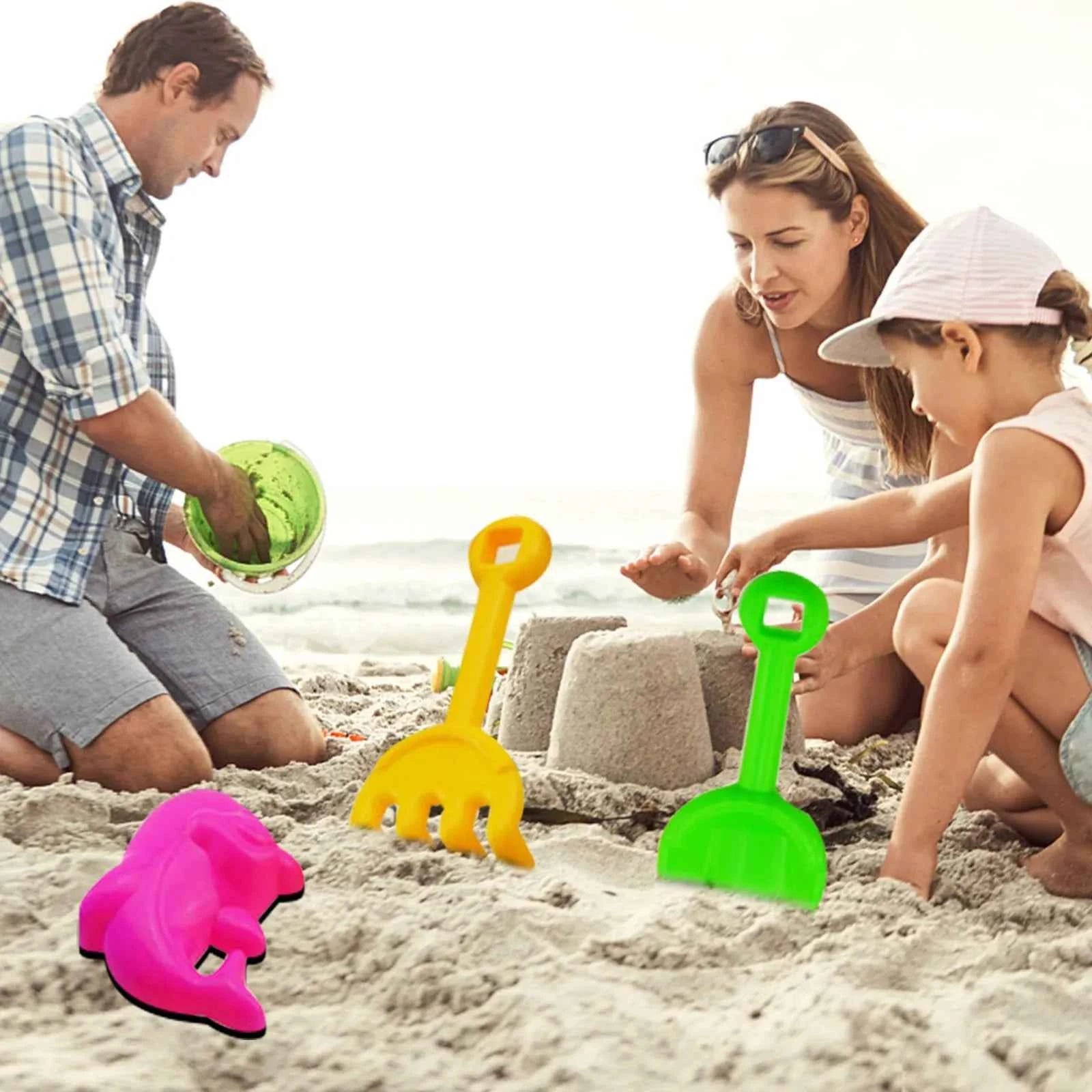 Toys For Children Beach Toy Set for Children - 7 Piece Fun Summer Outdoor Sandpit Play Gifts