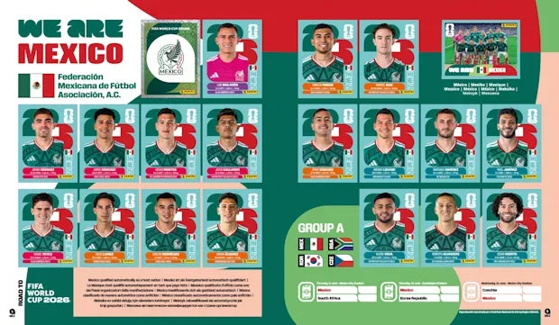 Genuine Panini FIFA 2026 Official Licensed Sticker Collection Full Box with Packs for Soccer Fans Album Stickers Collectors