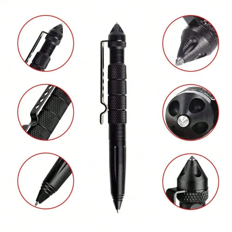 Self Defense Tactical Pen Multi-Purpose Tungsten Steel Security Protection Personal Defense Tool Emergency Window Breaker