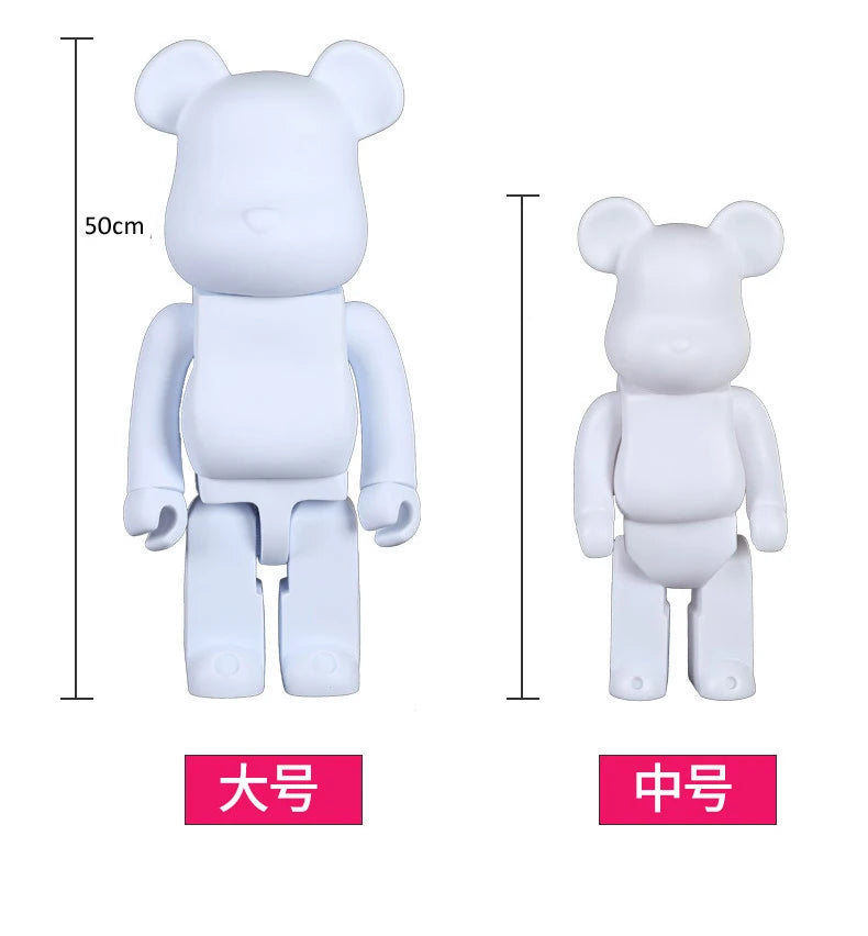 Fashion Toys Bear Statue Cartoon Savings Tank Living Room Home Decoration Cafe Mall Large Floor Sculpture 50cm or 70cm Bear