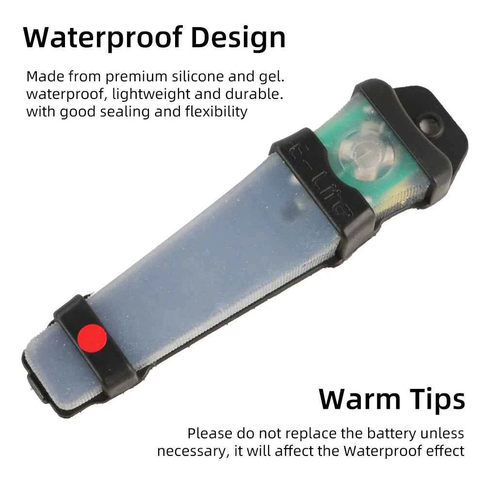 BOOIU Personal Identification Marker Light Tactical Helmet Safety Flash Survival Signal Light Hunting Hiking