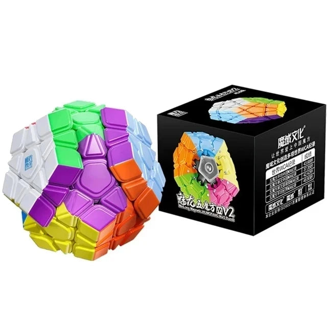 Moyu Meilong Magnetic Magic Cube Series 2M 3M 4M 5M 6M 7M Pyramid Megaminx Professional Cubo Magico Puzzle Toy For Children Gift