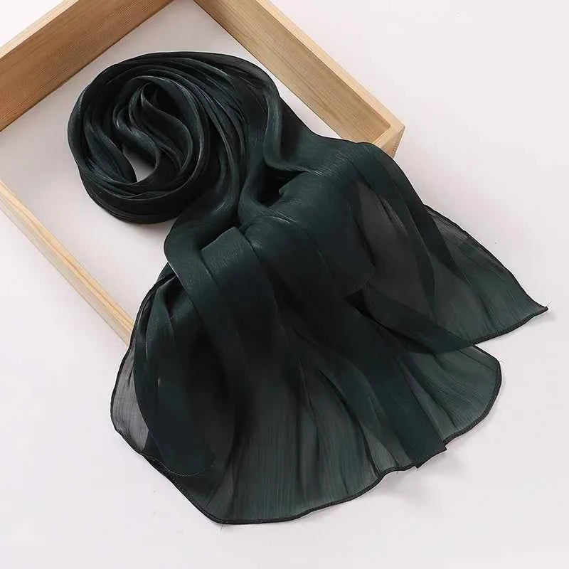 Premium Chiffon Hijabs For Woman Soft Long Turban Veil Scarves Muslim Hijab Shawls Islam Women Head Wraps Accessoires Ramadan