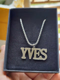 Customized Name Necklaces Personalised for Women Stainless Steel Personalized Necklace Letter Heart Butterfly Pendant Jewelry
