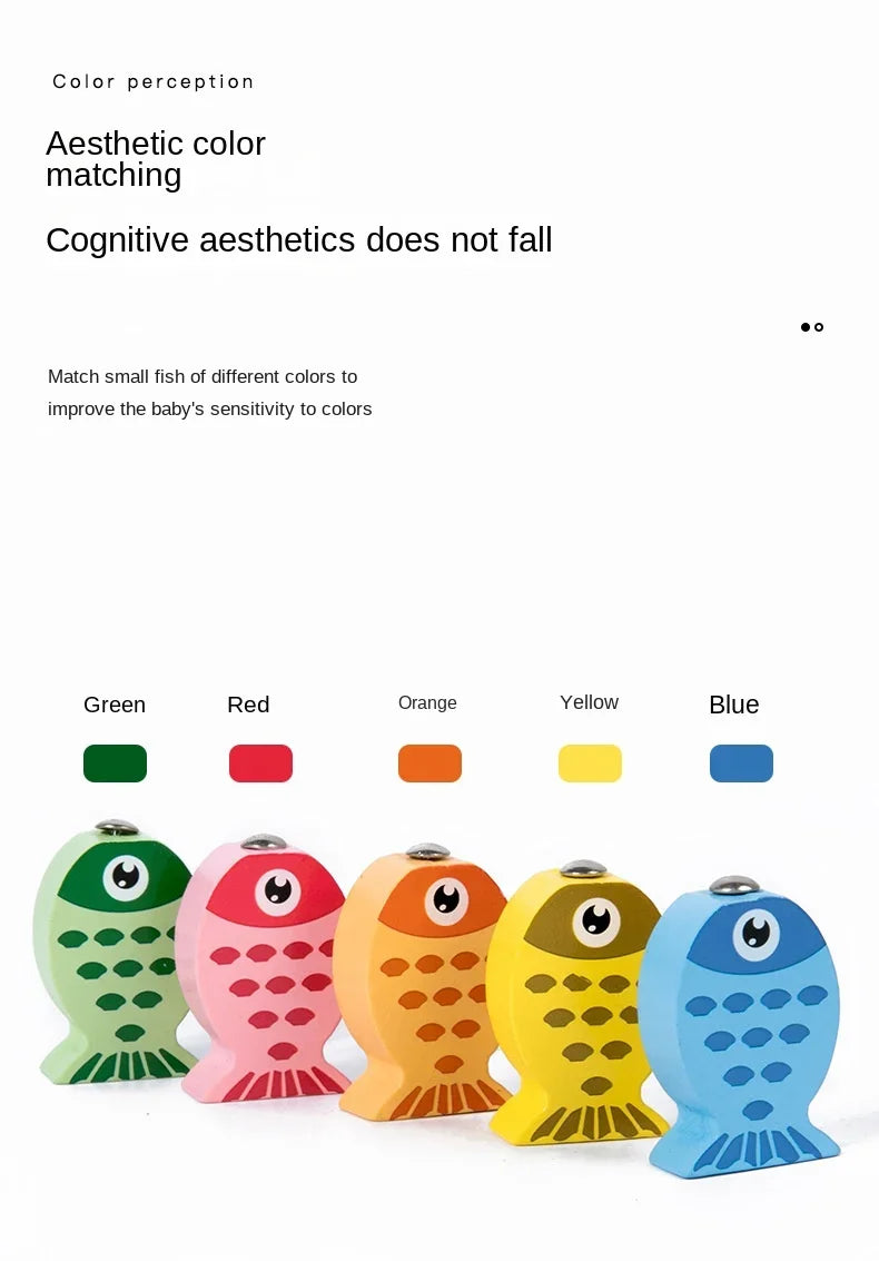 Kids Wooden Fishing Game Toy Gifts Early Education Alphabet Numeric Cognitive Toys Children Interactive Games Toys for Gifts
