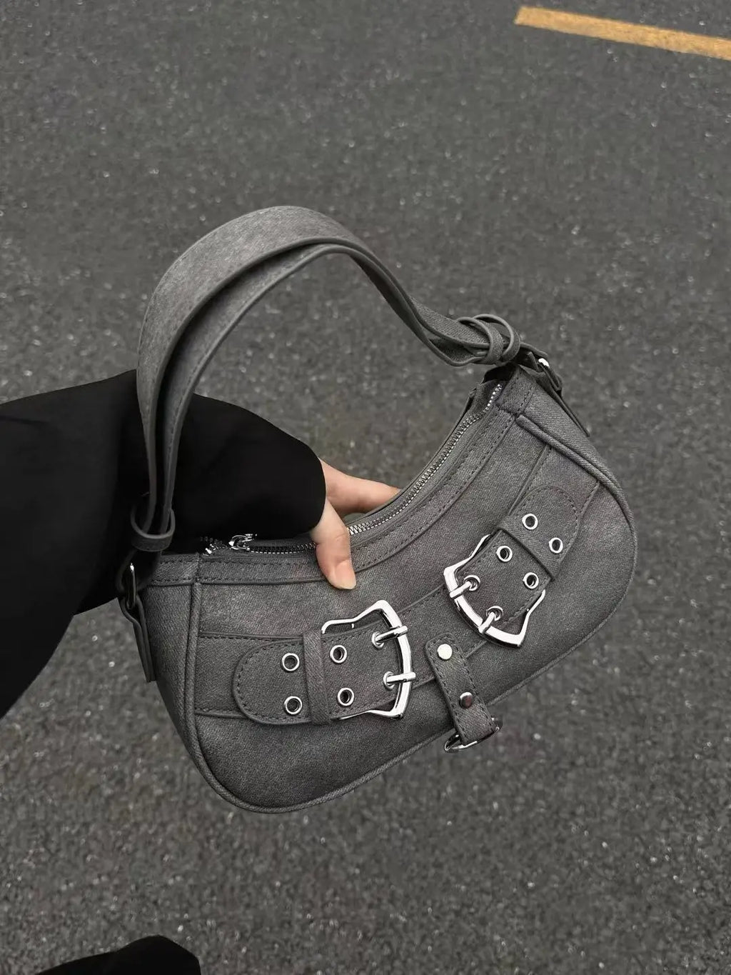 Sweet and Cool Spicy Girl Fashion Niche Underarm Bag High-end Feeling Bag for Women 2024 New Casual Versatile Shoulder Bag