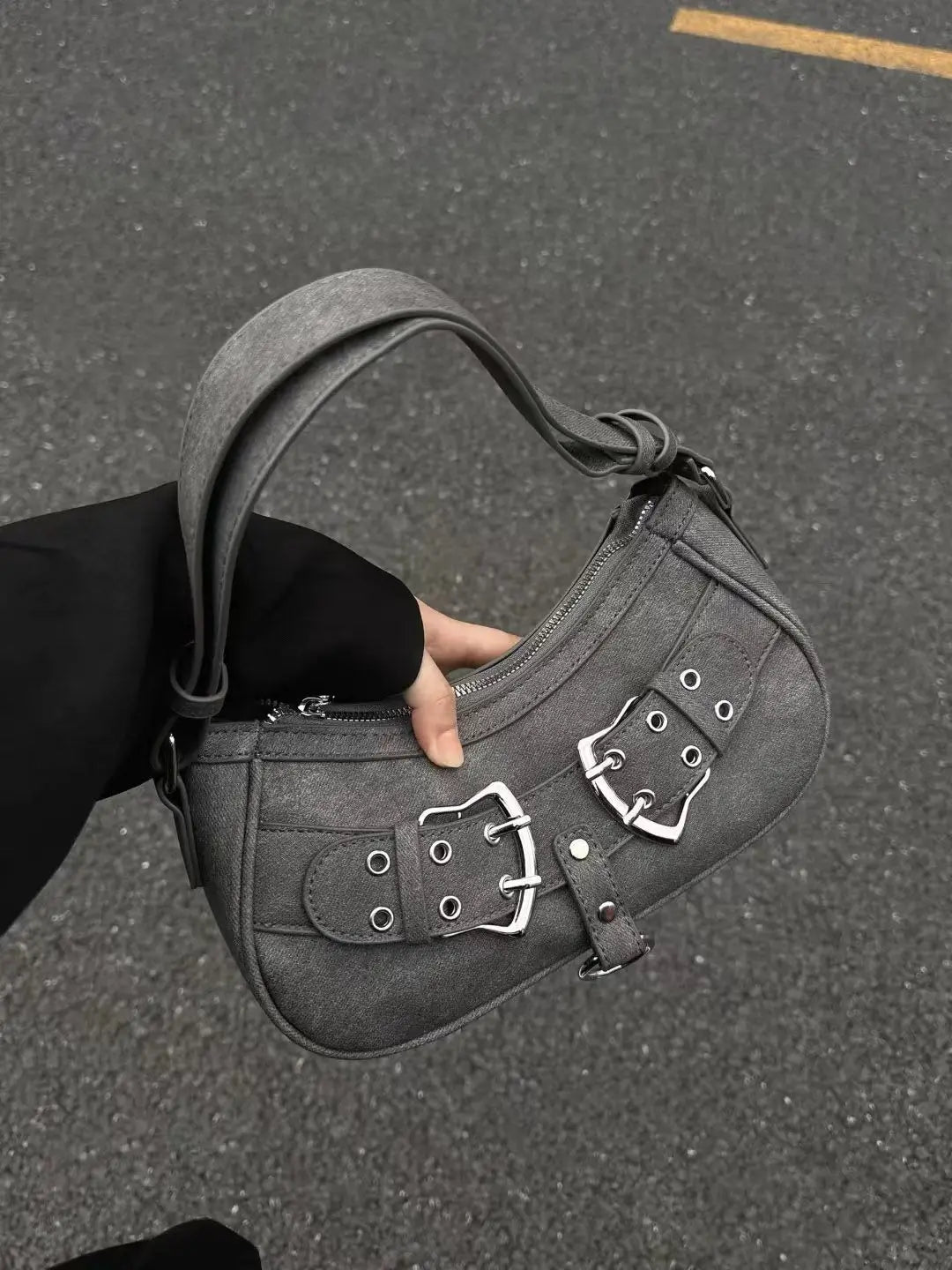 Sweet and Cool Spicy Girl Fashion Niche Underarm Bag High-end Feeling Bag for Women 2024 New Casual Versatile Shoulder Bag