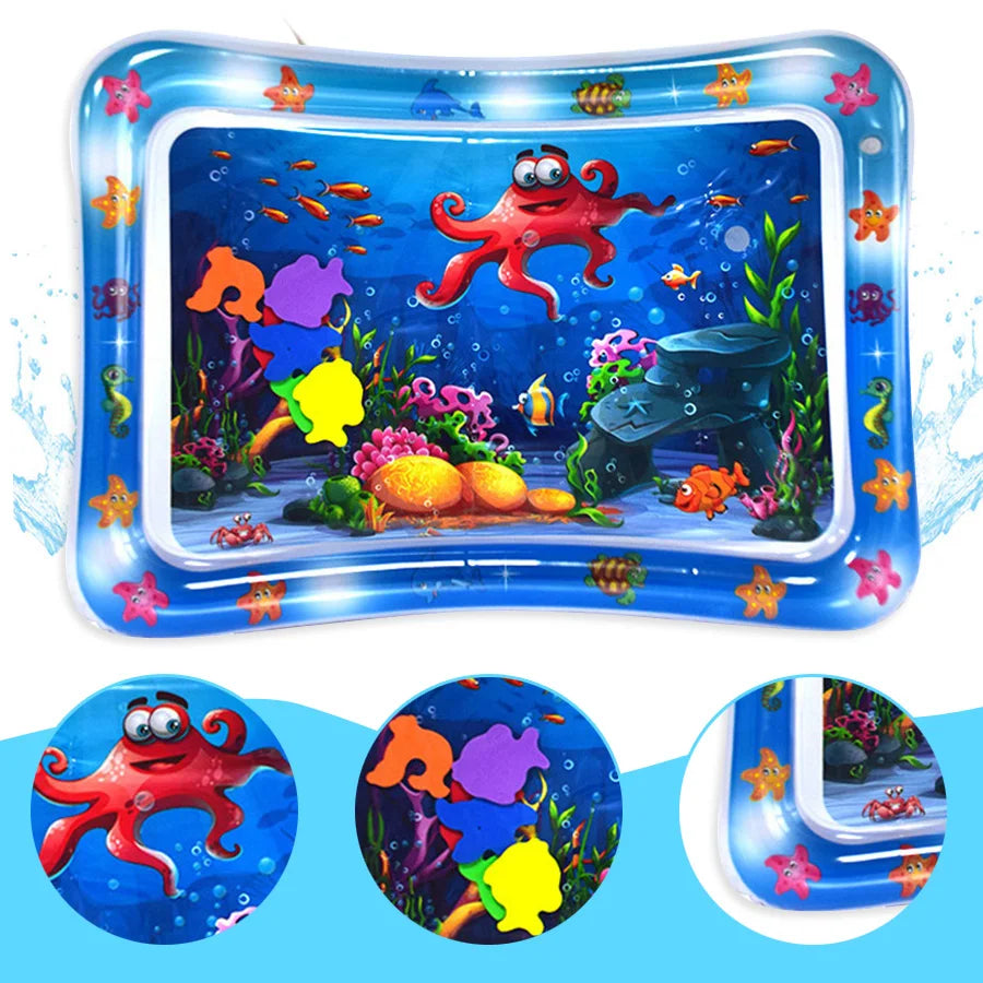 1pc Inflatable PVC Playing Mat Baby Play Water Mat Toddler Pad Kids Early Education Activity Toys Mat Cushion Gift