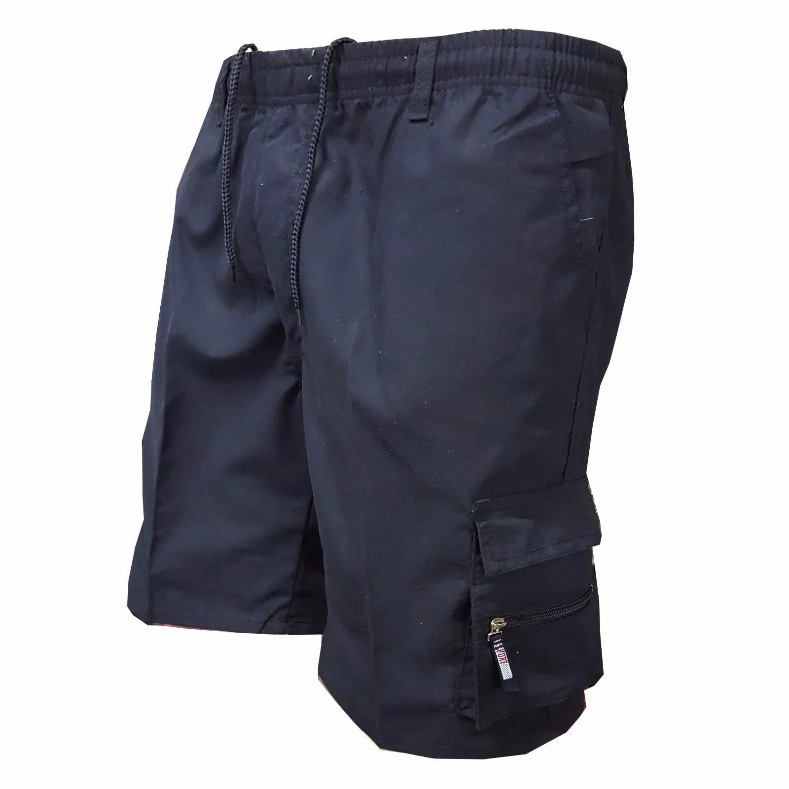 2025 Men's Tactical Shorts Summer Casual Jogging Cargo Shorts Loose Multi-pockets Elastic Waist Work Hiking Overalls Short Pants