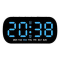 Digital Alarm Clock USB Powered Temperature Date Week Dual Alarm Night Mode Snooze Clock 5 Levels of Brightness 12/24H LED Clock