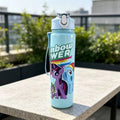 New Plastic Water Bottle with Cute Pony Cartoon Prints,High-Grade Material,Durable & Reusable, Leakproof,Sports,Lightweight Gift