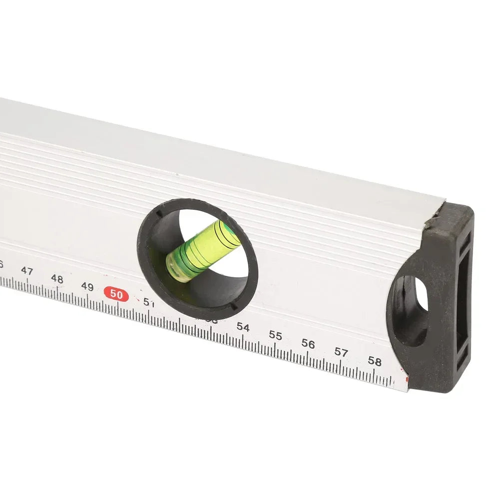 Bubble Level Ruler 30/60cm Aluminum Alloy Spirit Level Ruler Gauge Measure Tool Magnetic Bubble Level Ruler Spirit Level Meter