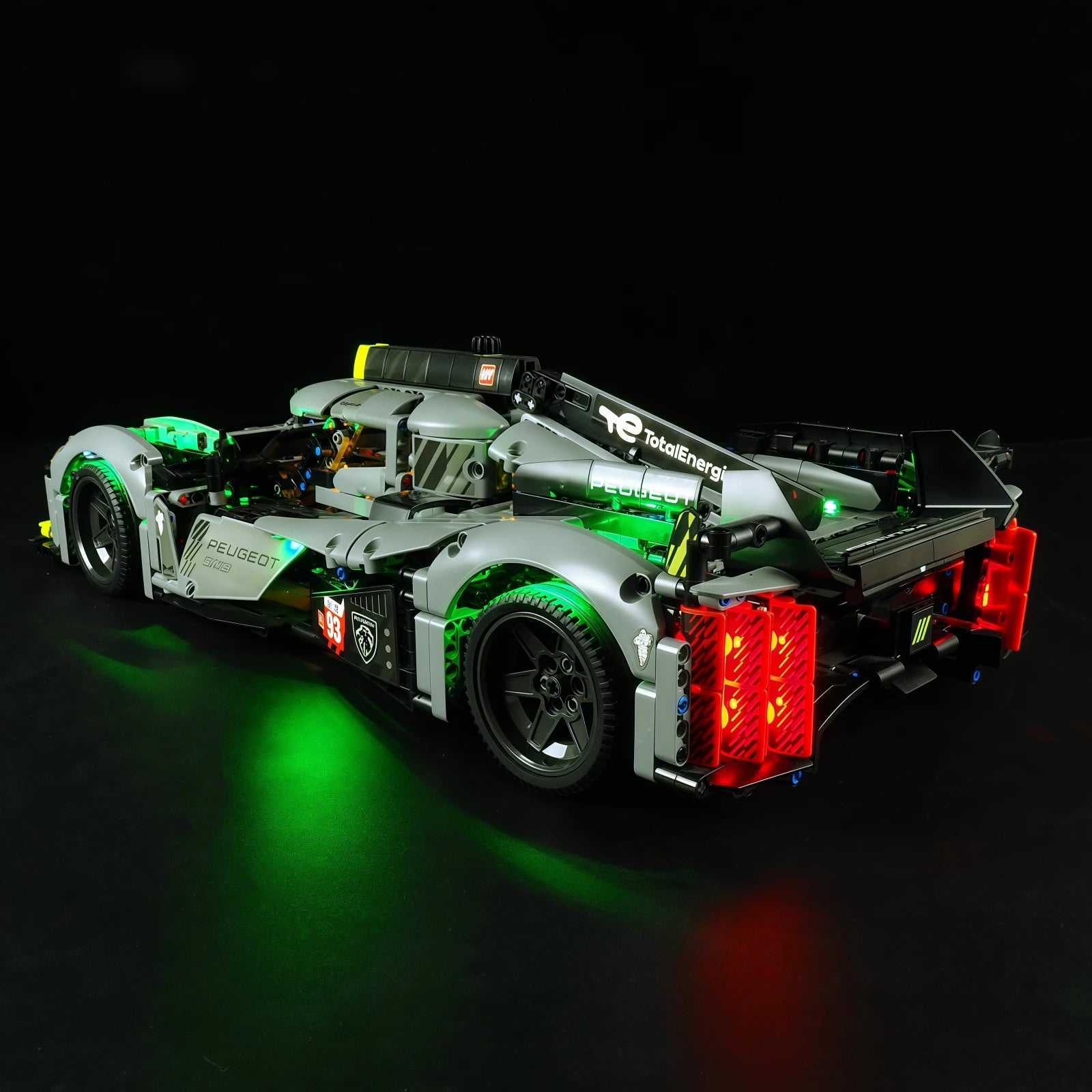 (Not Include Building Blocks ) LED Lights for Technic 42156 Peugeot 9X8 24H Le Mans Hybrid Hypercar Racing Car Decorative lights