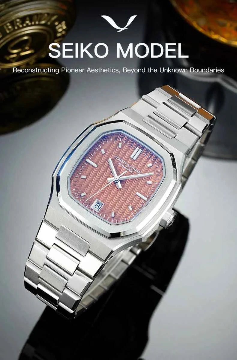 2026 New High Quality Specht&Sohne Watch 37MM Automatic Mechanical Watches Dark Blue Color Sapphire Stainless Steel Reloj Hombre