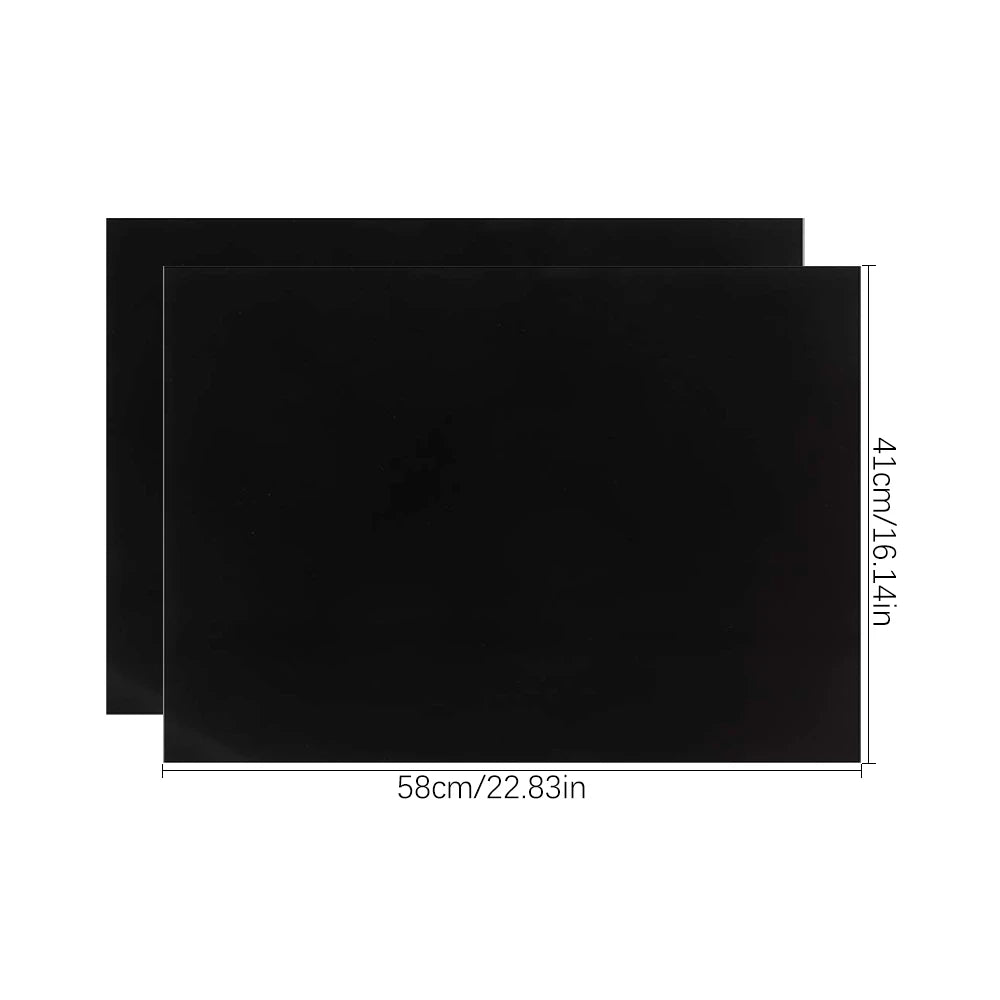 Oven Liners for Bottom of Electric Gas Oven Reusable Non-Stick Teflon Protector Mat Heat Resistant Grill Mats
