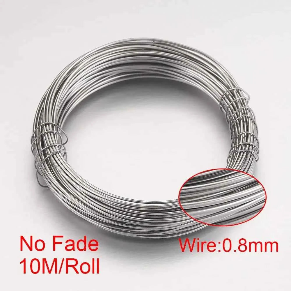 10M/Roll Stainless Steel Jewelry Wire Components for Jewelry Making Steel Wire Jewelry Cord String DIY Jewellry Accessoires
