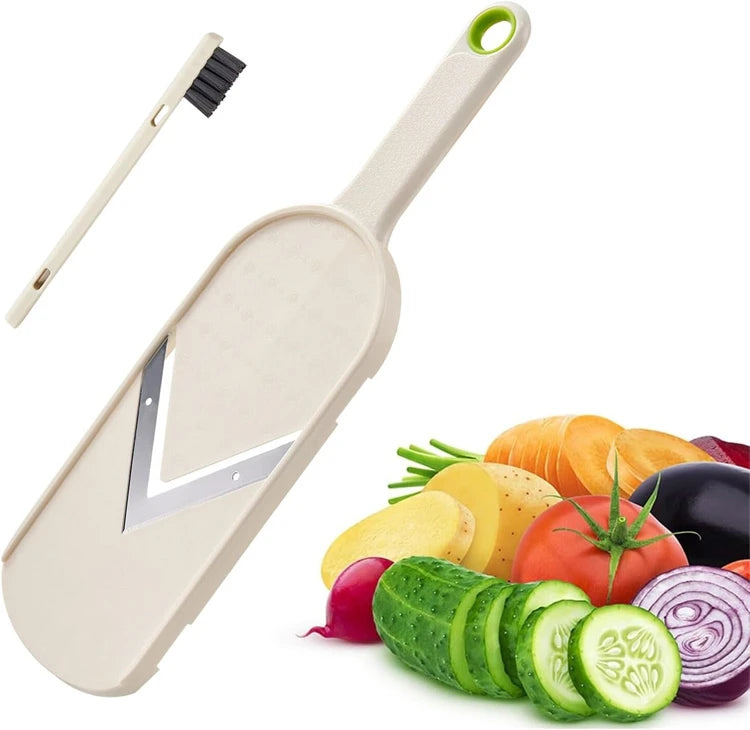 Cabbage Slicer Handheld Mandoline Slicer Stainless Steel Sauerkraut Coleslaw Cutter Vegetable Chopper Potato Chips Slicer JT580