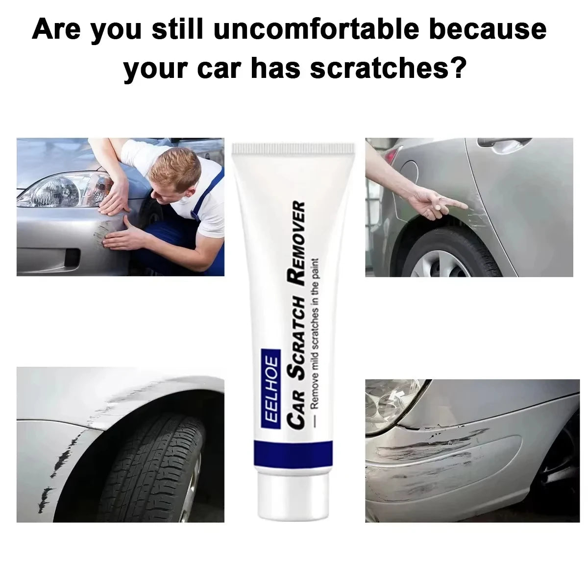 1set Car Scratch Remover Paint Care Tools Auto Repair Polishing Auto Body Compound Paste Paint Repair Kit Auto Accessories