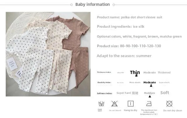 New Korean Home Clothes Baby Girls Summer Pajamas Suits Two-piece Flora Print Tshirt 1-8 Years Short Sleeve Tops+Short Pants