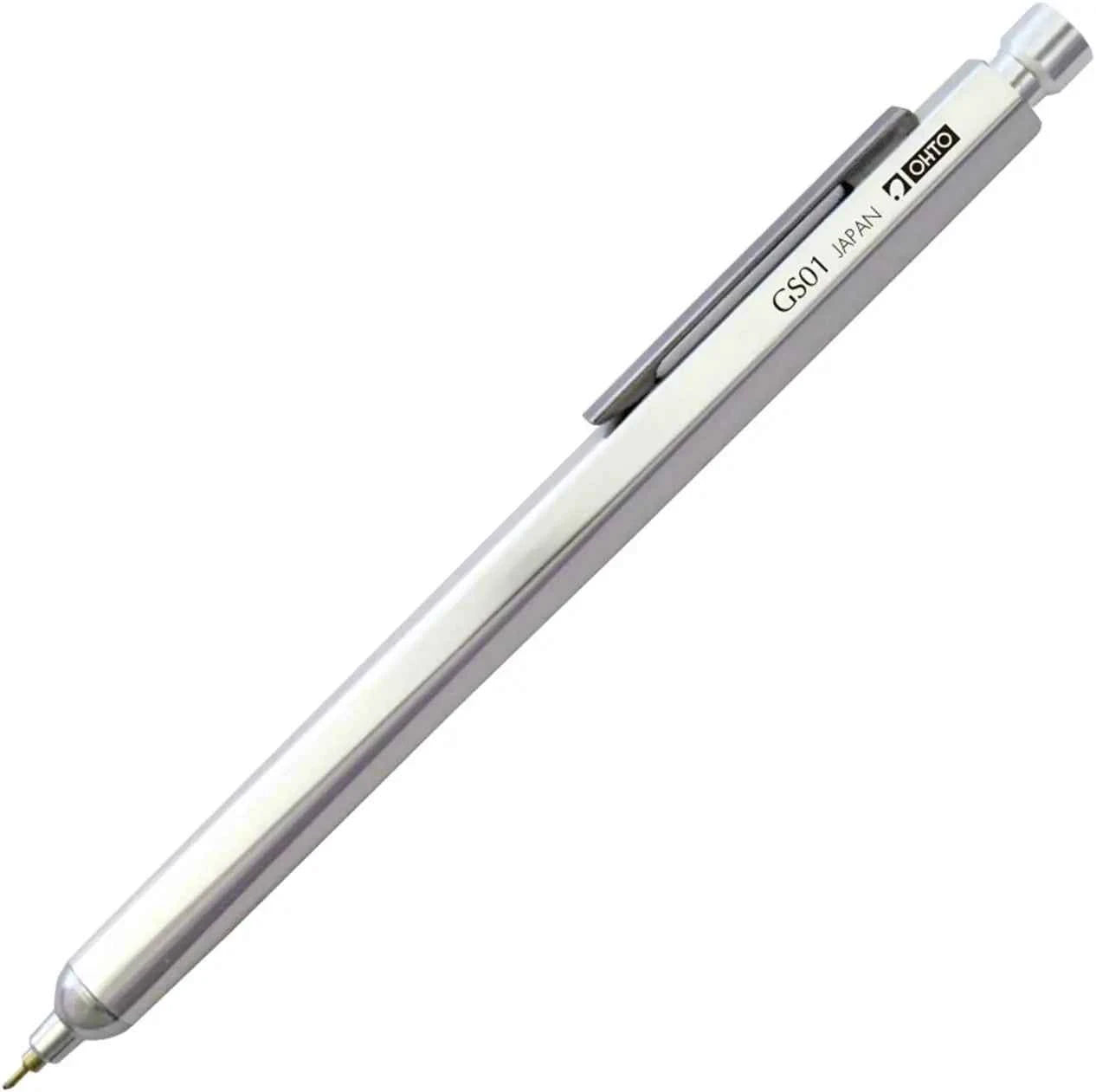 Japan OHTO GS01 Ballpoint Pen Oil Black Ink Metal Rod G2 Retractable Refill 0.7mm Smooth Writing Office Teracher Supplies