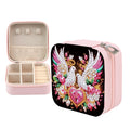 Diamond Art Painting Jewelry Organizer Box kit,DIY Pigeon Jewelry Box for Adults, Portable Jewelry Case Jewelry storage Gifts