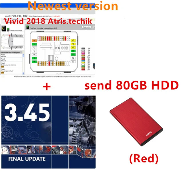 2023 Hot Newest Version Autodata 3.45 Auto Repair Software Auto-Data 3.45 Car Software Information Auto Data Install Video Guide