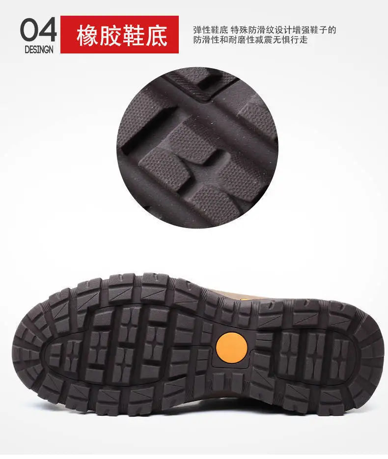 men's Outdoor leisure shoes mountaineering fashion sports shoes Anti slip lightweight shoes comfortable Men sneakers 2024 new