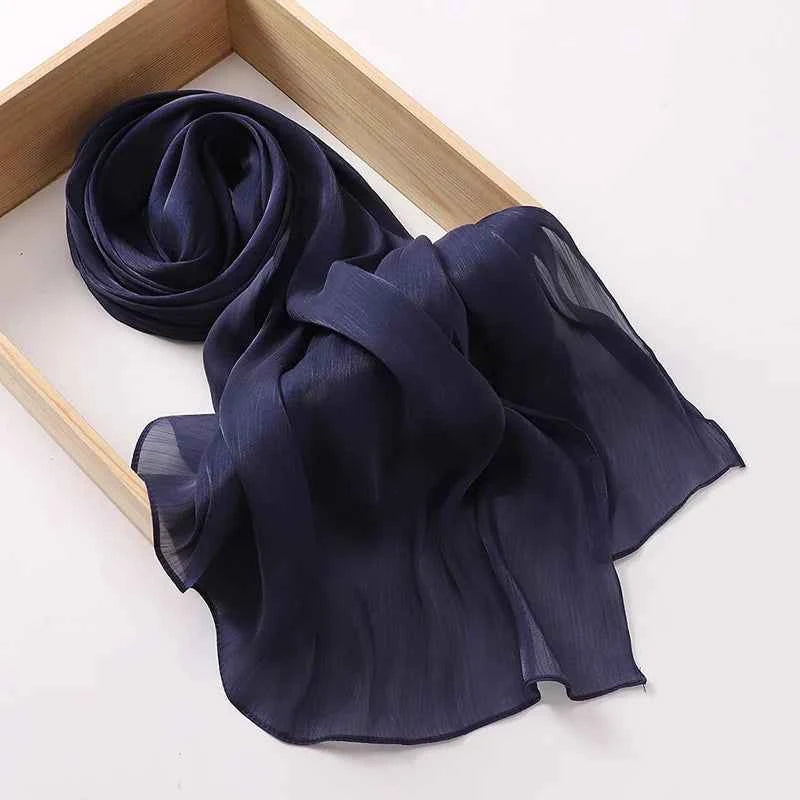 Premium Chiffon Hijabs For Woman Soft Long Turban Veil Scarves Muslim Hijab Shawls Islam Women Head Wraps Accessoires Ramadan