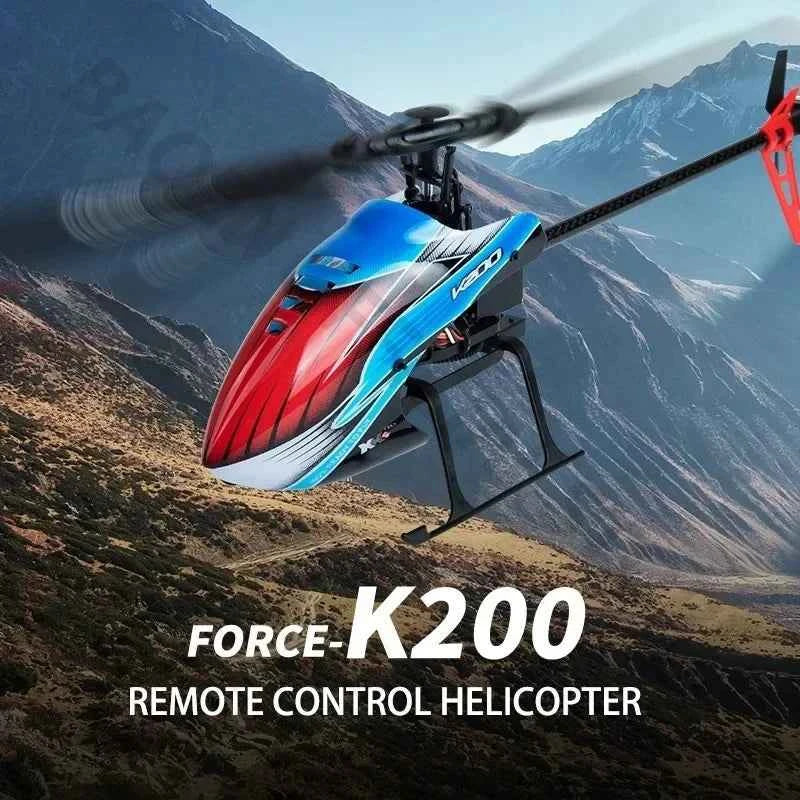 WLtoys RC Helicopters K200 2.4Ghz 4CH 6-Aixs Gyroscope Fixed Height Single Blade Propellor Gyro Mini RC Toys For Kids Gift