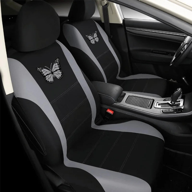 Vlinder Auto Stoelhoezen Universele Auto Seat Cover Autostoel Bescherming Covers Vrouwen Auto-interieur Accessoires (9 Kleuren)