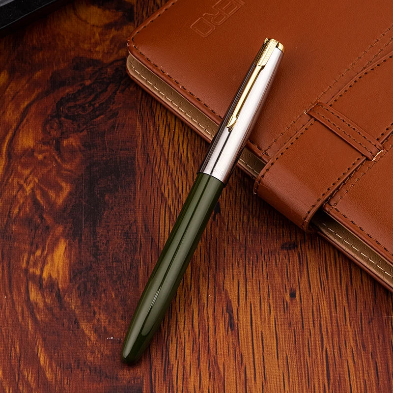 Hero 616S Classic Retro Fountain Pen Dark Tip 0.5mm Iridium Gold Nib Business Office Gift Student School Stationery Supplies