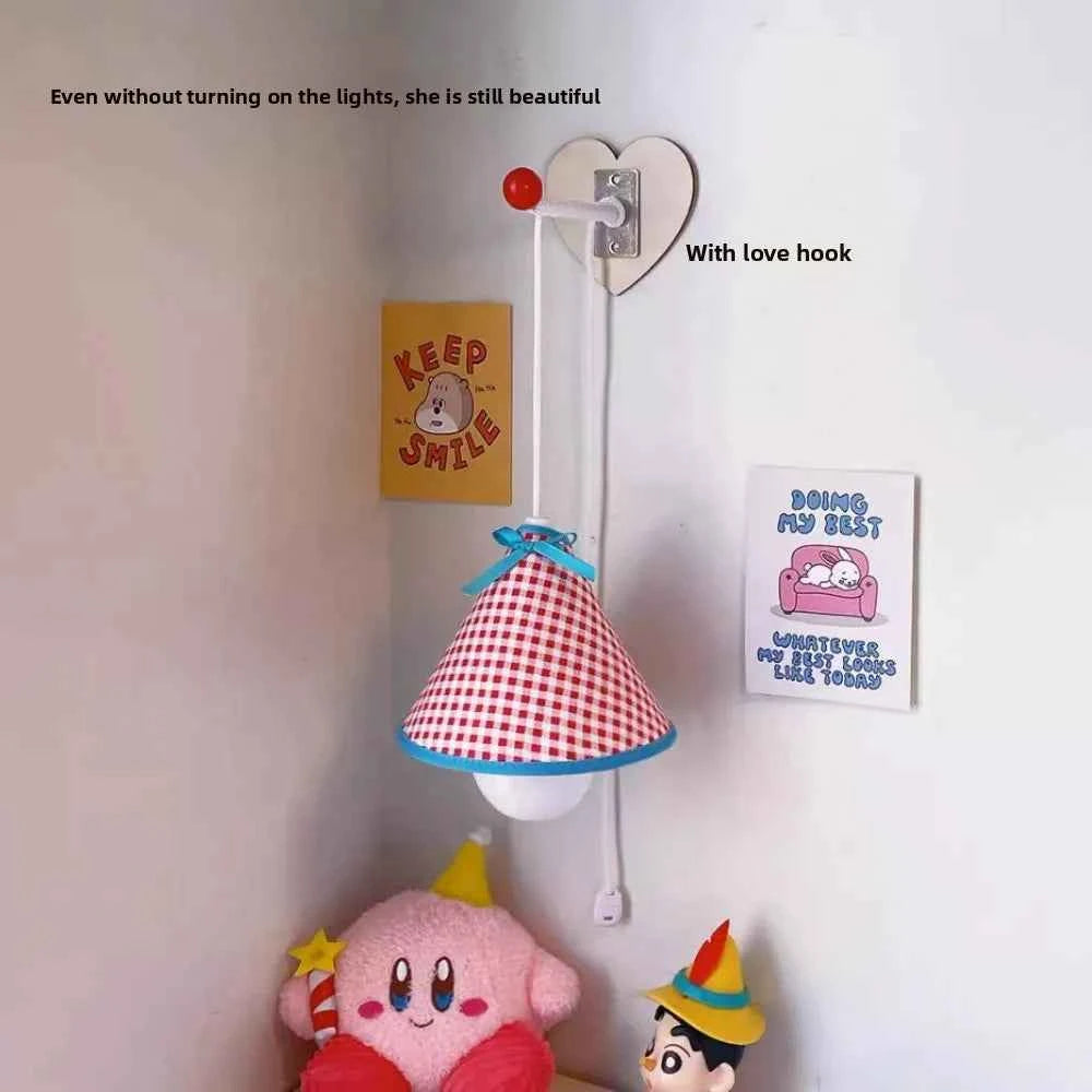 Wall-Mounted Night Light Hanging Bedside Lamp&Desk Light Essential Dorm Accessory for College Students' Upper Bunk Bed&Bedroom