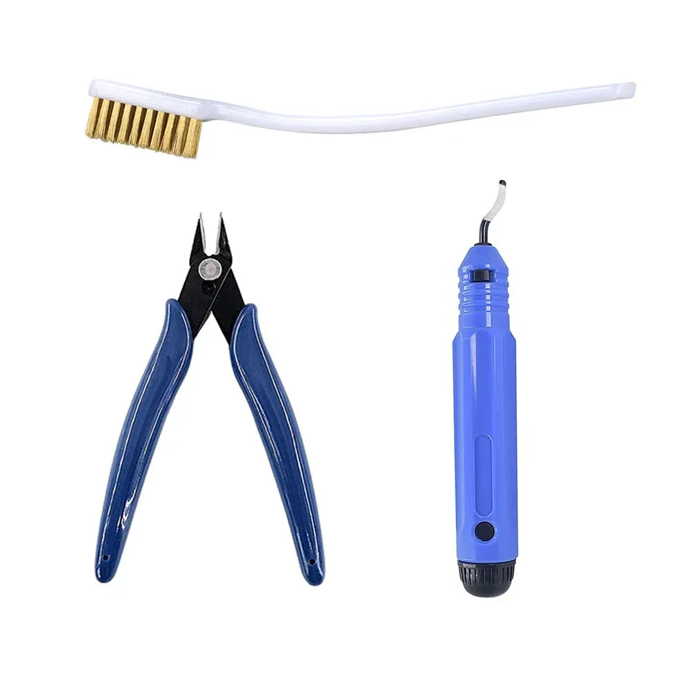 Multiple Models 3D Printer Tool Kit Trimming Knife Scraper Cleaning Needle Tweezers Pliers Deburring Kit DIY 3D Printing Tools