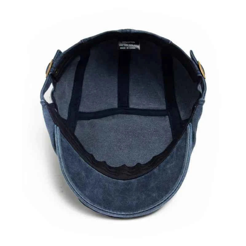 Spring Summer Vintage Cotton Beret Men Women Fashion Flat Visor Cap Casual Berets Retro Newsboy Hat Unisex Adjustable Sun Hats