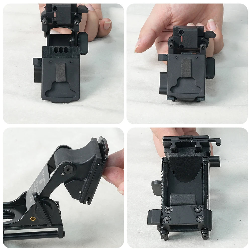 BOOIU Tactical Helmet Foldable Night Vision Mirror Stand M4/M6 Series New Adjustable Sliding Pvs14 Night Vision Device Stand