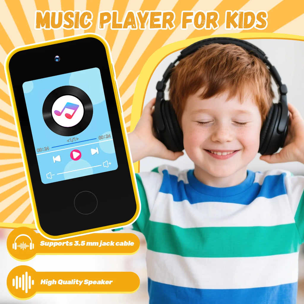 Kids Smartphone Toys, Kids Learning Toys with Dual Cameras, Kids Storytelling Phones, Early Childhood Educational Toys