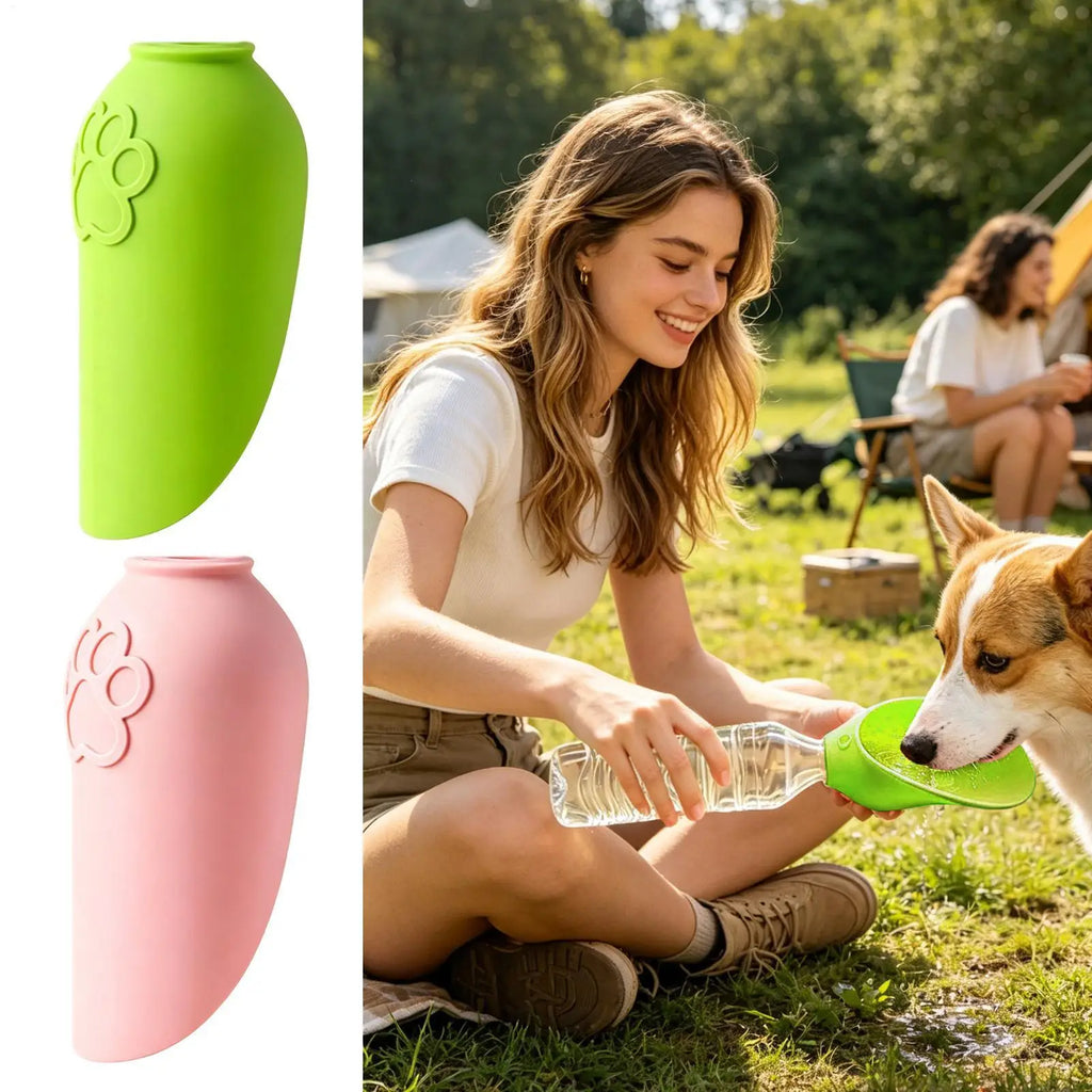 Water Bottle for Dogs Folding Puppy Waterer Puppy Drinking Bottle for Pet Parents Animal Lovers Trainers Hiking Camping Picnic