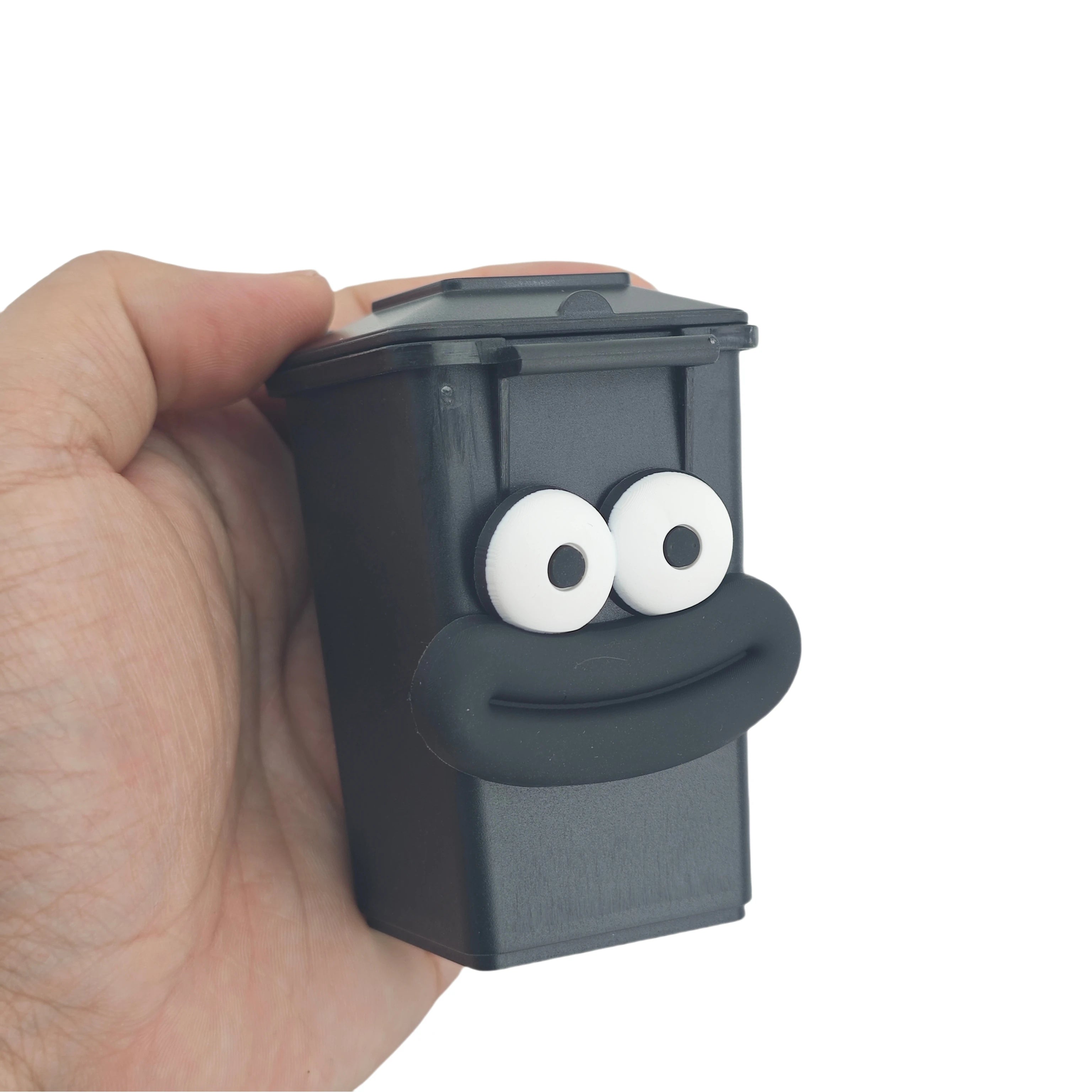 Kids Trash Can Children's Waste Disposal Bin Easy-Lift Lid Small Trash Can Toys - Fun Cartoon Design